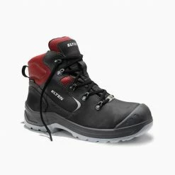Bester Verkauf 🌟 ELTEN Damen-Sicherheitsschnürstiefel LENA GTX black-red Mid ESD S3 CI ⌛