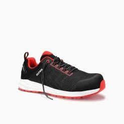 Bester Verkauf 👏 ELTEN Sicherheitshalbschuh LIVAS black-red Low ESD S1P 🥰