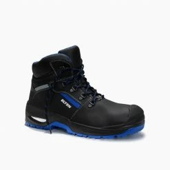 Bester Verkauf 🎉 ELTEN Sicherheitsschnürstiefel LEONARDO XXSG black-blue Mid ESD S3 🎉