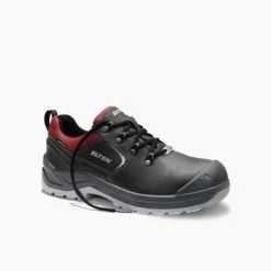Aktion 🧨 ELTEN Damen-Sicherheitshalbschuh LENA GTX black-red Low ESD S3 CI ✨